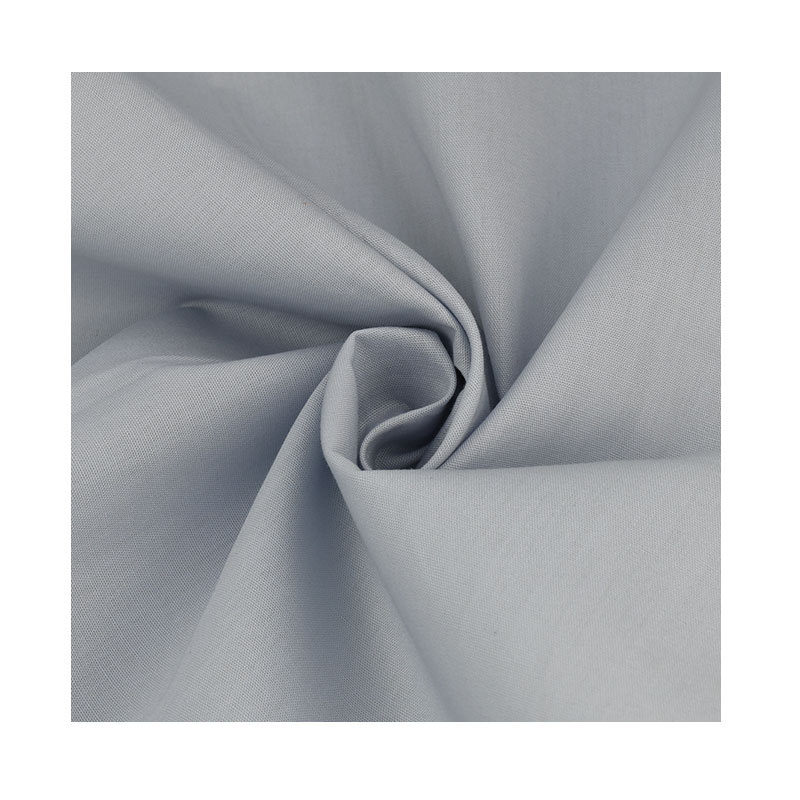 Factory wholesale woven cotton poplin sweat absorbent breathable white shirt long sleeve business shirt fabric
