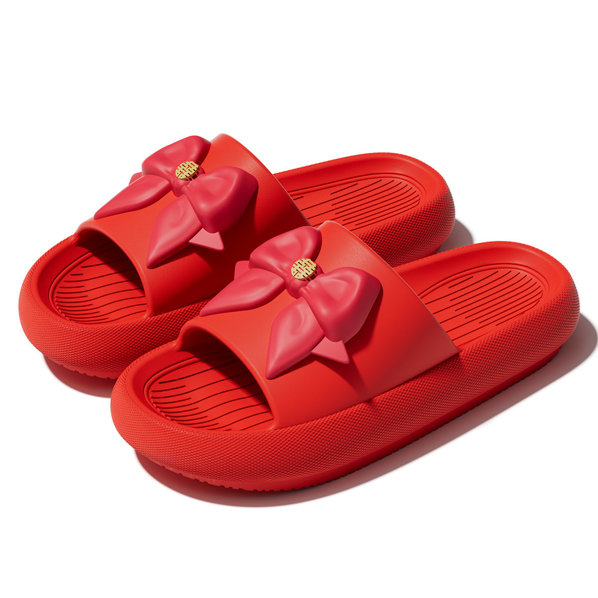 Picture of Slippers Wedding Men and Women Festive Red Couple Summer Wedding Wedding Accompanying Indoor Non-slip Bathroom Slippers