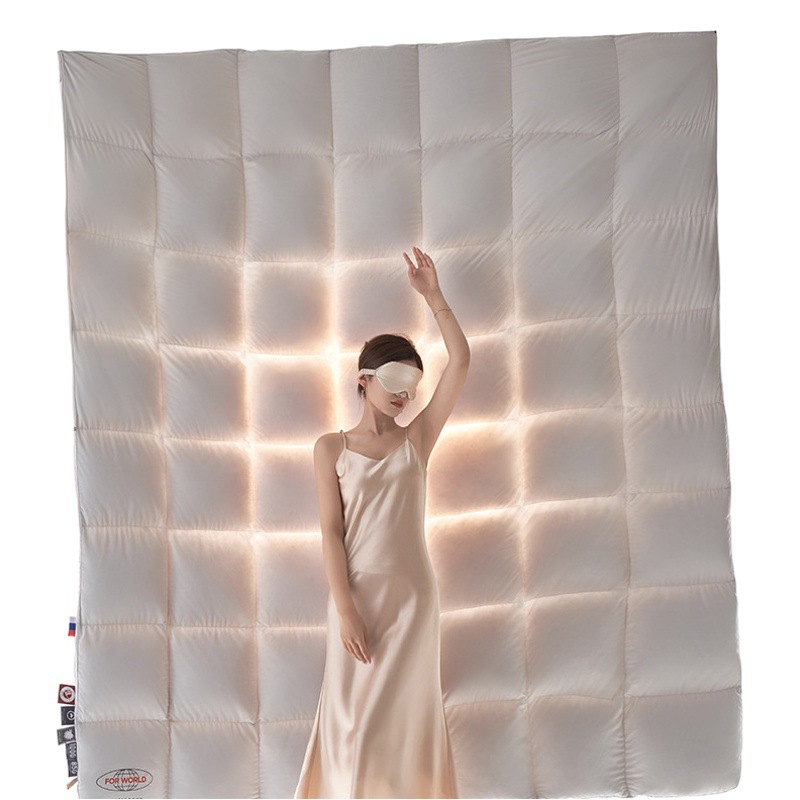 New down Quilt 95% White Goose down Goose down Quilt 100 Goose down 98 Hanging down 5A Grade Hungary Large Velvet Genuine
