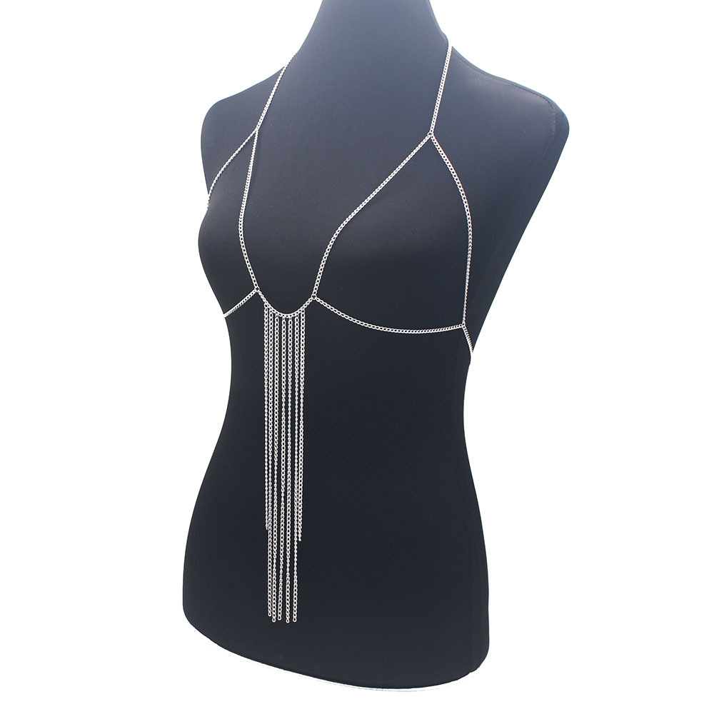Picture of Cross-border Jewelry European and American Simple Tassel Body Chain Women's Personalized Street Photography Disco Dance Costume Performance Body