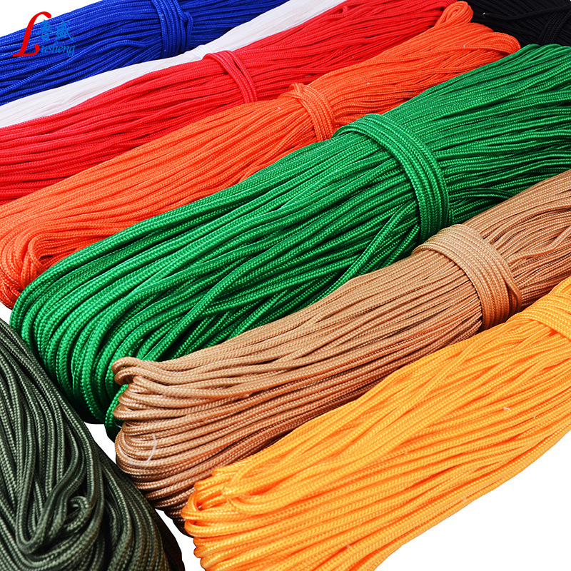 Picture of Cross-Border Colorfulful White Braided Rope Core-Spun Tent Tied Rope Amazon Best-Selling Clothesline Rope Nylon Rope
