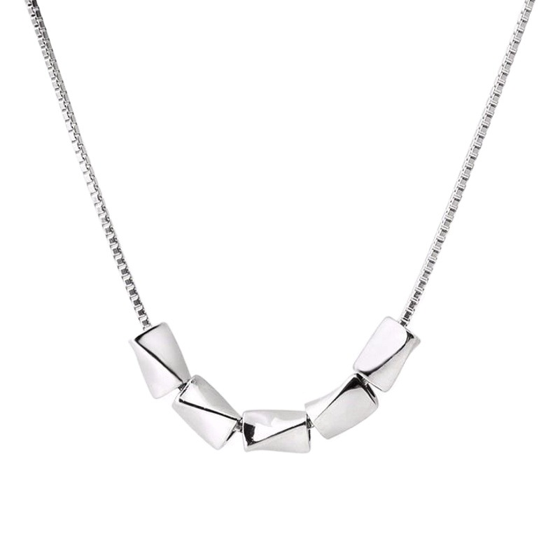 Ball Bead Necklace Women's Simple Elegant Design Style Necklace Women's Niche Trendy Clavicle Chain Women's Short Clavicle Necklace Popular