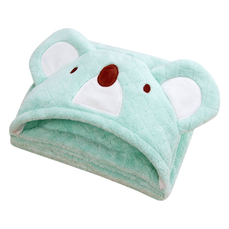 Picture of Newborn baby hooded bath towel super soft absorbent quick-drying children's cloak bath bathrobe baby hooded blanket autumn and winter