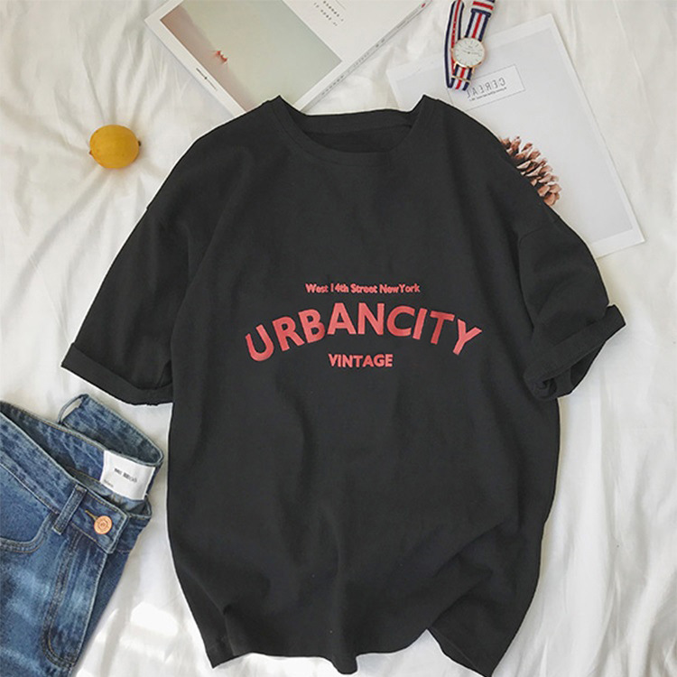 Picture of Bottoming Shirt Women's 2024 Summer Korean Style New Short-Sleeved T-Shirt Women's Loose Student Clothes Women's Tops Wholesale