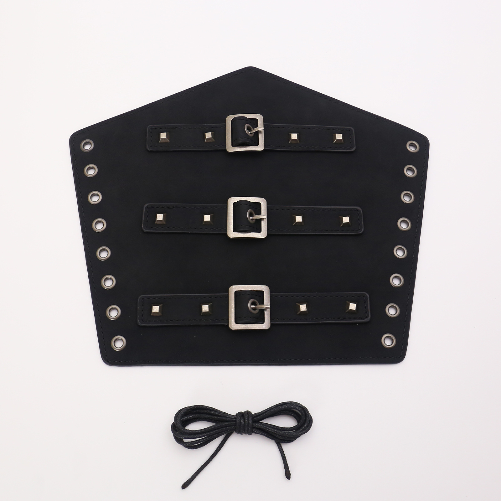 Picture of Cross-border Medieval Men's Leather Bracer Retro Punk Hand Guard Carnival cosplay Costume Accessories Arm Guard