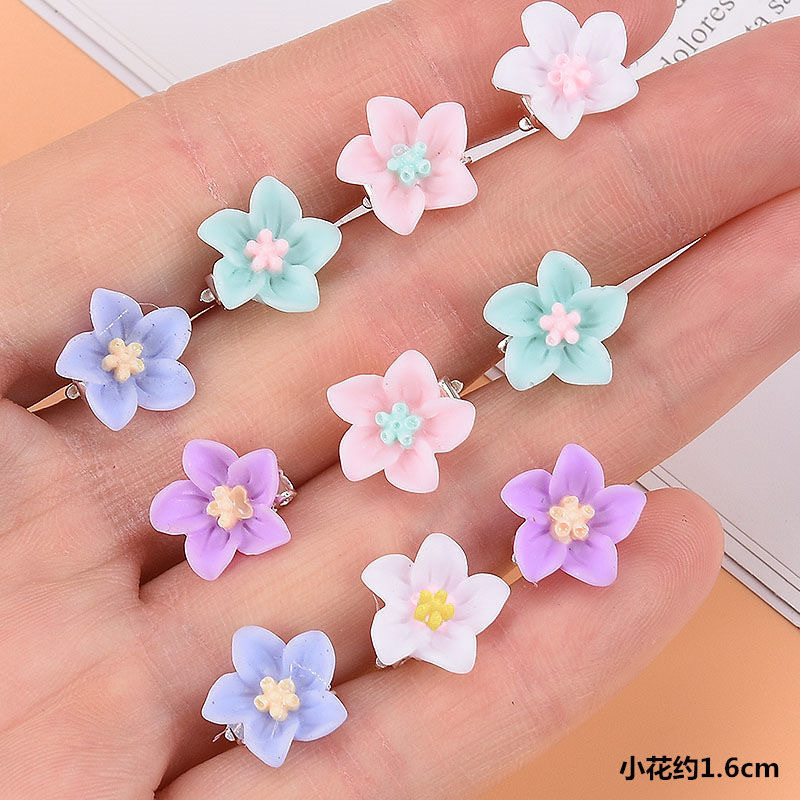 Picture of Children's Flower Small Grab Hair Accessories Girl's Braided Hair Buckle Head Flower Little Girl's Mini Grab Small Hairpin Headwear