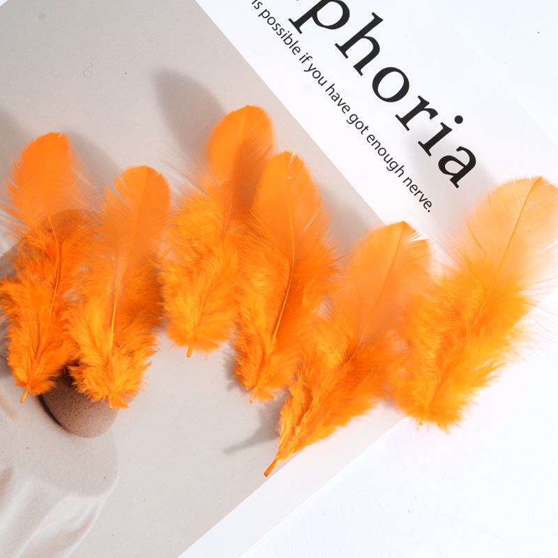 Picture of Colorful Small Feather Turkey Feather DIY Crafts Jewelry Decoration Wave Ball Gift Box DIY Filling Material