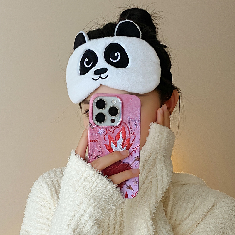 Picture of New Panda ins Eye Mask Autumn and Winter Eye Mask Plush Cute Women's Eye Mask Headwear Sleep Special Eye Mask Wholesale