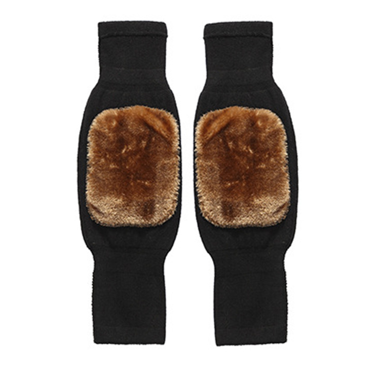 Picture of Autumn and winter cashmere leggings kneecap cover for the elderly thickened fleece-lined men and women old cold leg kneecap warm cold-proof