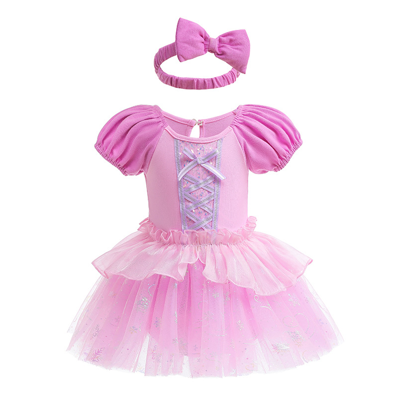 Picture of Halloween Children's Clothing, Short-Sleeved Pullover, Baby Baby Hooded Princess Jumpsuit, Romper Dress