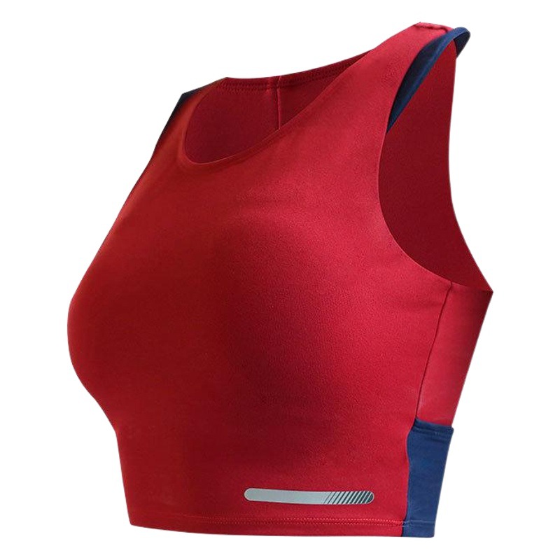 Sports bra spring and summer yoga vest women gathered without steel ring high strength shockproof running underwear Bra wholesale