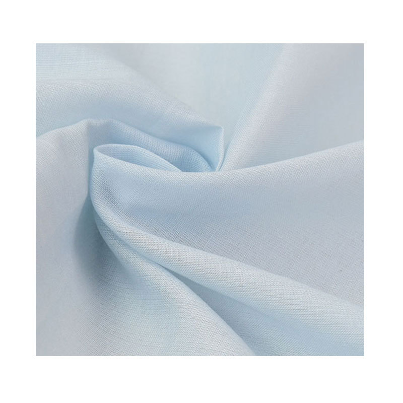 Cotton Poplin 80*80 Shirt Fabric Plain Weave Woven Cotton Poplin Spring and Summer Thin Shirt Fabric