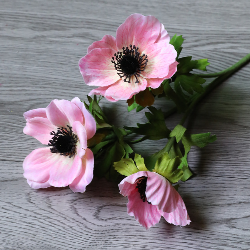 Picture of Artificial Flower silver Lotus home decoration artificial flower artificial wholesale living room single branch red floral decoration wedding flower arrangement