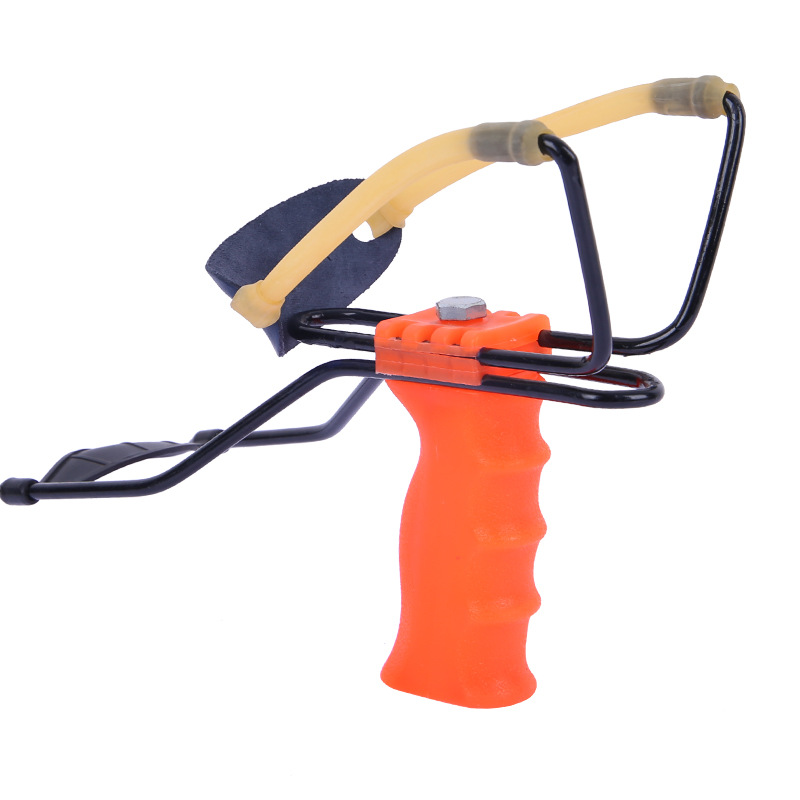 Picture of Slingshot Export Rhubarb Handle Cross-Border Iron Slingshot Fork Plastic Handle Toy Outdoor Bowl Holder Iron Slingshot Fork Holder