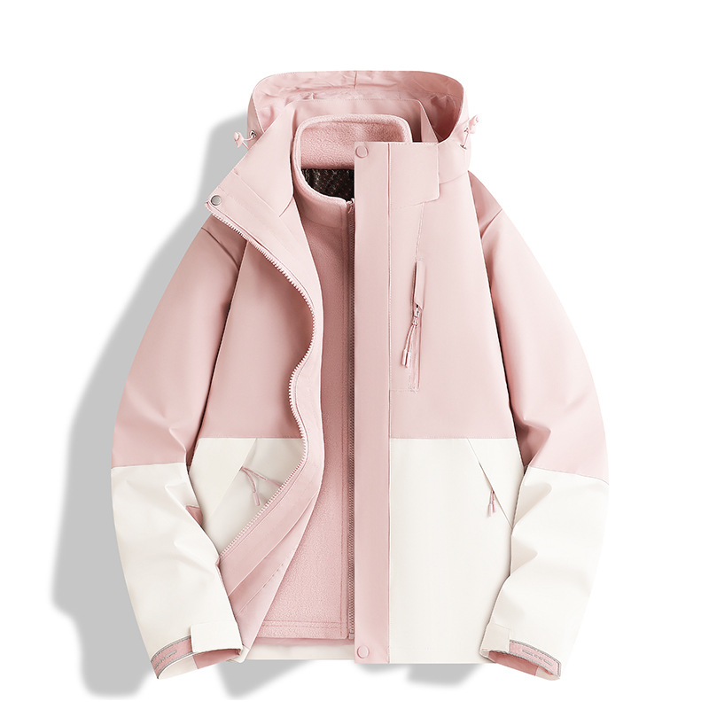 Picture of 2025 New Men's Graphene Liner Rush Clothes Three-in-One Removable Warm fleece-lined Thickened Women's Mountaineering Clothes Trendy