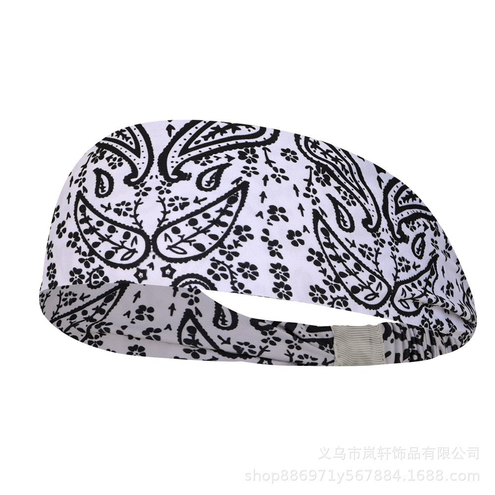 Picture of Sports Sweat-Absorbent Headband Running Fitness Forehead Protector Scarf Headband Headband New Basketball Men and Women Spring and Summer Sports Headband