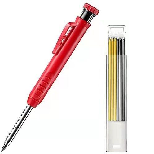 Picture of Deep Hole Woodworking Activity Pen 2.8mm Professional Engineering Marker Pen Graphite Crayon Refill Mini Adjustable