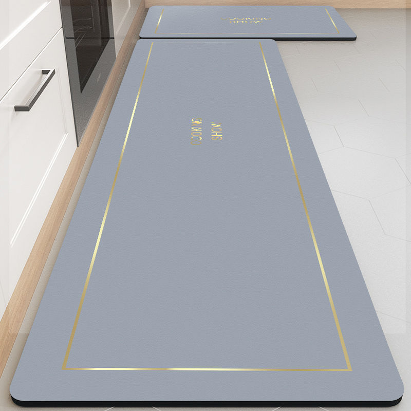 Picture of Soft Diatom Mud Kitchen Mat Oil Absorption Cleaning-Free Household Dirt-Resistant Water Absorption Wear-Resistant Soft Mat Scrub Long Mat