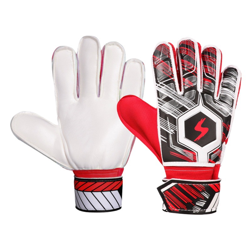 Manufacturer Wholesale Children's Adult Football Goalkeeper Gloves Latex Anti-Collision Finger Guards Goalkeeper Gloves Hand Guards