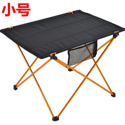 Picture of Outdoor Ultra Light Aluminum Alloy Portable Folding Table picnic table tea table camping barbecue square table small
