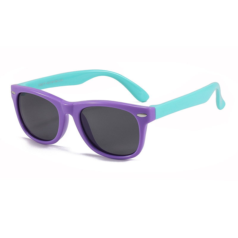 Picture of Factory new spot wholesale silicone UV protection sunglasses baby glasses polarized children sunglasses 802