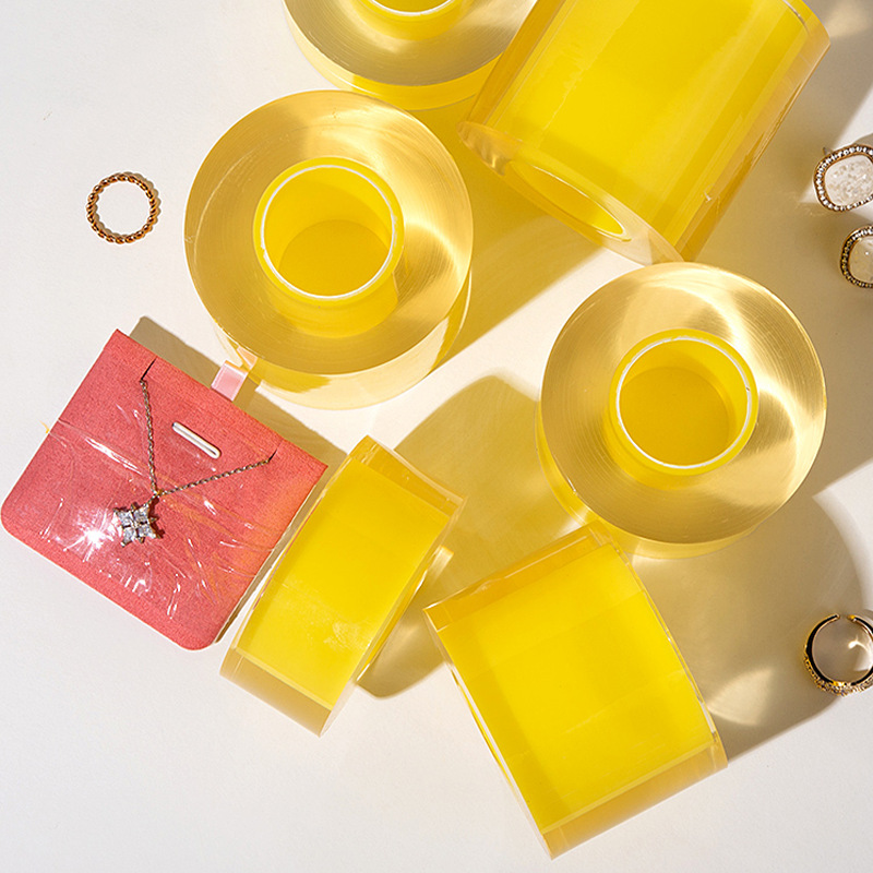 Picture of PVC electrostatic protective film gold jewelry bracelet protective film jewelry packaging film anti-scratch and dustproof packaging film
