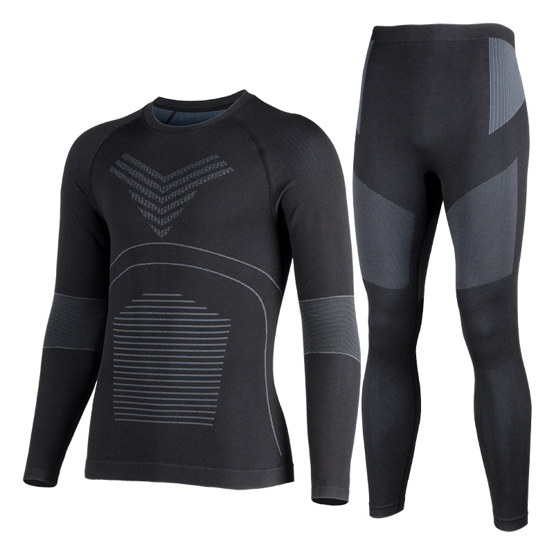 Picture of New Winter Ski Intimates, Quick-Drying and Warm, Outdoor Sports Ski Equipment, Sweat-Wicking, Breathable, Functional Intimates Set