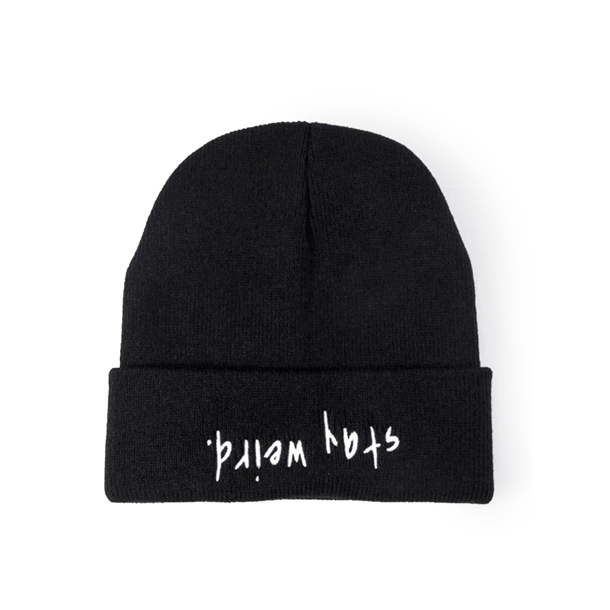 Autumn New Wool Hat Men's All-match Simple Fashion Warm Embroidered Priem Knitted Hat Women's Japanese Fashion