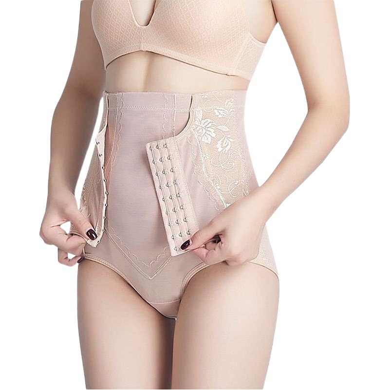 Nine breasted belly shaping underwear head women's high waist hip lifting tight body shaping postpartum slimming pure cotton crotch stomach shaping underwear