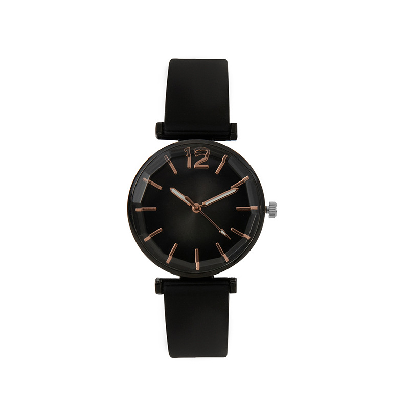 Picture of Foreign trade hot ladies watch fashion simple temperament digital scale women's watch silicone tape quartz watch wholesale