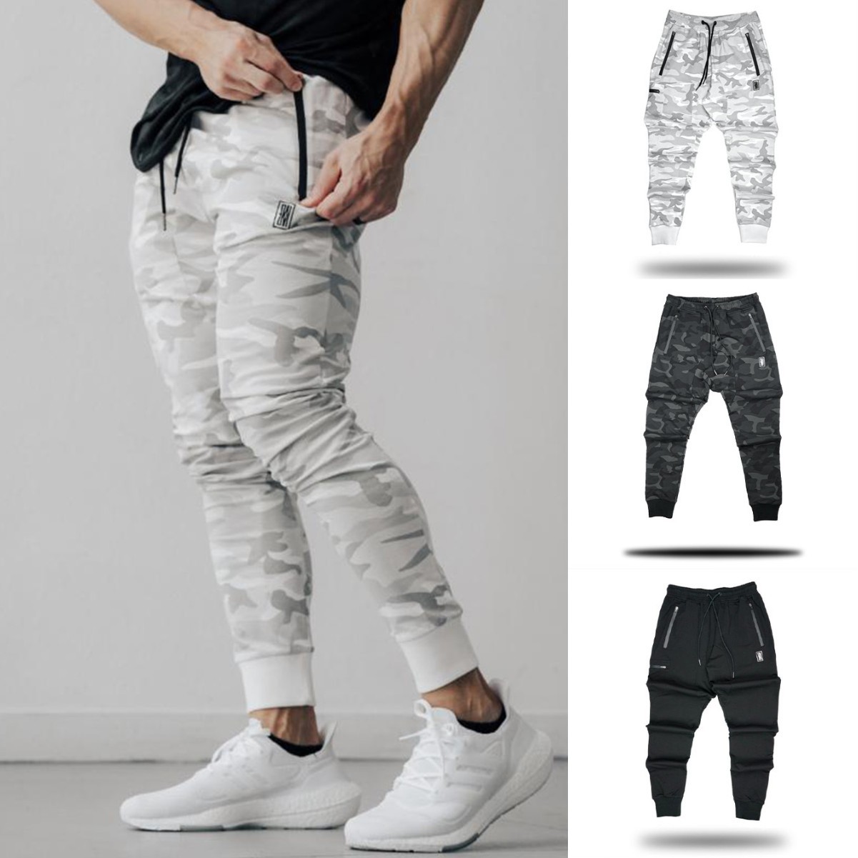Picture of Overalls men's casual pants autumn and winter New Fashion long pants toe 2022 sports all-match outdoor running fitness pants