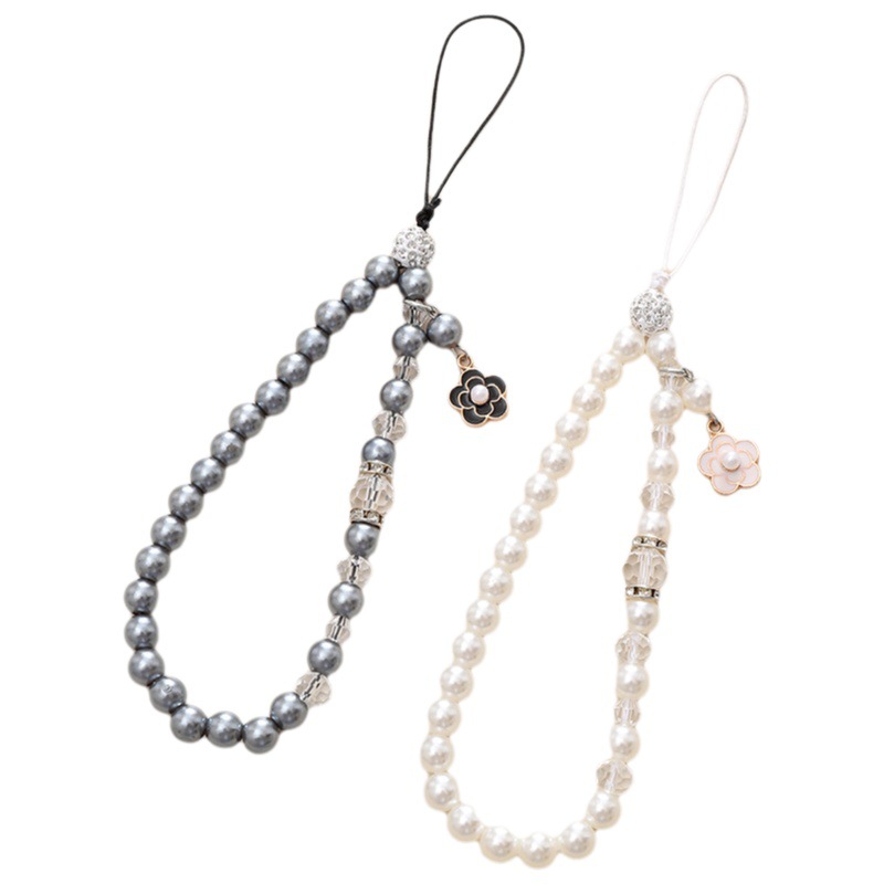 Xiaoxiangfeng Pearl Mobile Phone Chain Xiaohua Pendant Mobile Phone Lanyard Mobile Phone Case Beaded Pendant Anti-drop Chain for Women