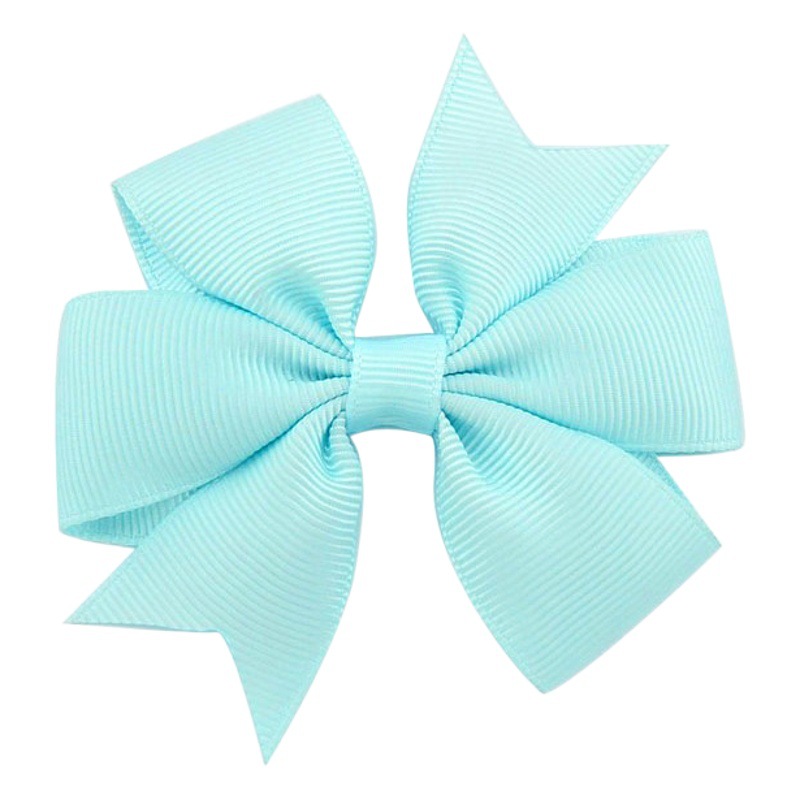 Amazon Export Handmade Baby Swallowtail V-Shaped Ribbon Bow Hairpin Hair Accessories Headdress Braid Retro Style