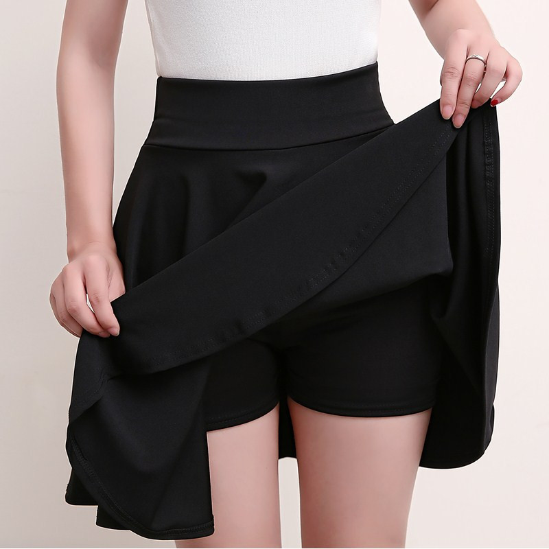 Foreign trade A word long skirt half pleated anti-light 45CM puffy skirt