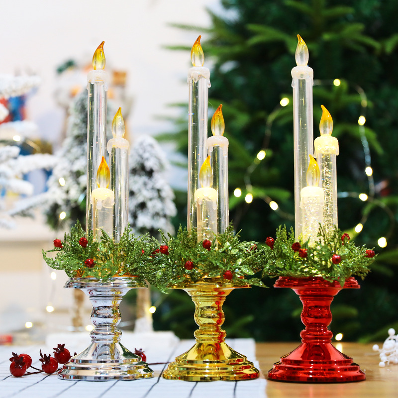 Meichen Christmas Candle Christmas Decorations Christmas Hotel Mall Decoration Christmas Tree Decoration