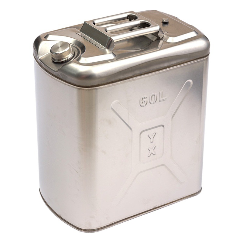 Yinxin 304 Stainless Steel Oil Barrel Thickened 10L20L Stainless Steel Gasoline Barrel Storage Spare Oil Barrel