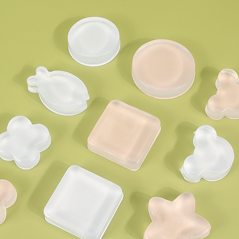 Transparent Cartoon Shape Anti-collision Sticker Home Mute Cushioning Bedroom Door Handle Pad Anti-collision Sticker