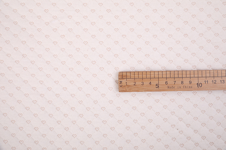 Picture of 40S color cotton jacquard air layer color cotton quilted knitted fabric spring and autumn sleeping bag underwear baby quilt fabric