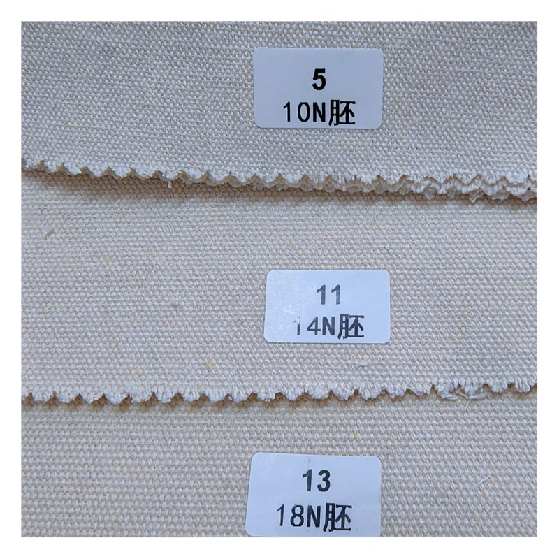 Factory supply recycled GRS certification polyester cotton gray cloth 4-24 Ancan open certificate luggage handbag TC canvas fabric