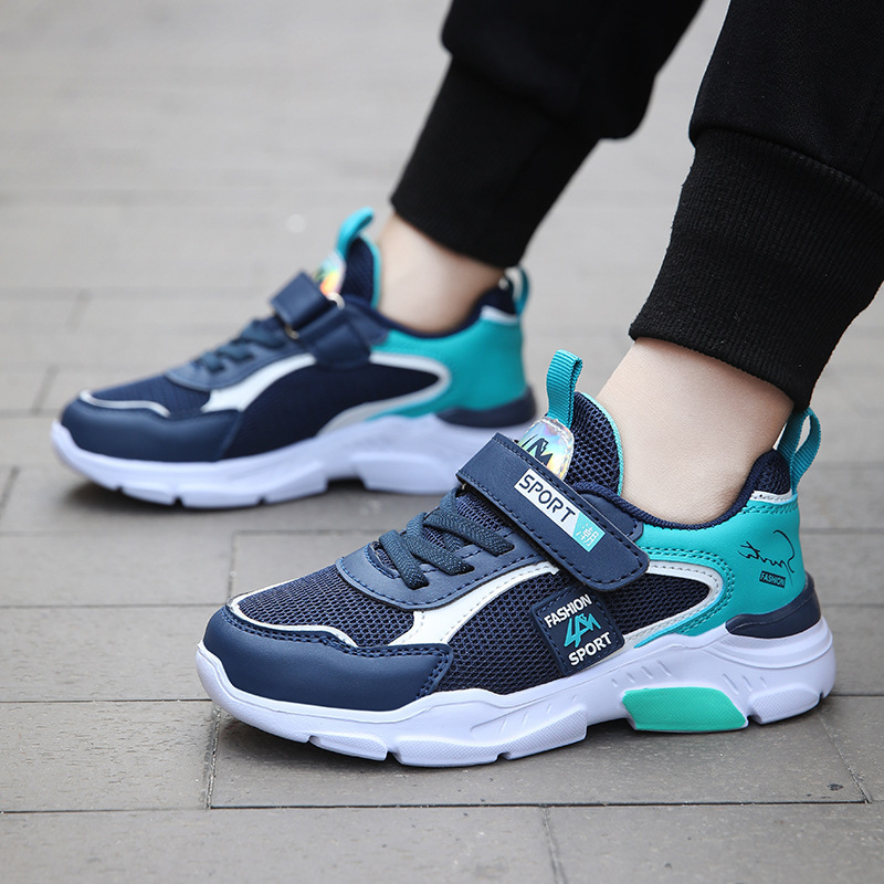 Picture of Sneakers Sports Walking Shoes Boys Zhongda 2024 Net Leather Shoes Casual Shoes Casual Children's Shoes Boys Running New