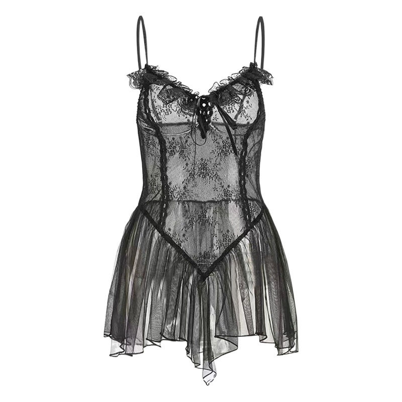 Sexy Lingerie, Transparent Pajamas, Sexy Flirting Uniform, Temptation and Teasing Supplies, Passion Suit, See-Through Delivery