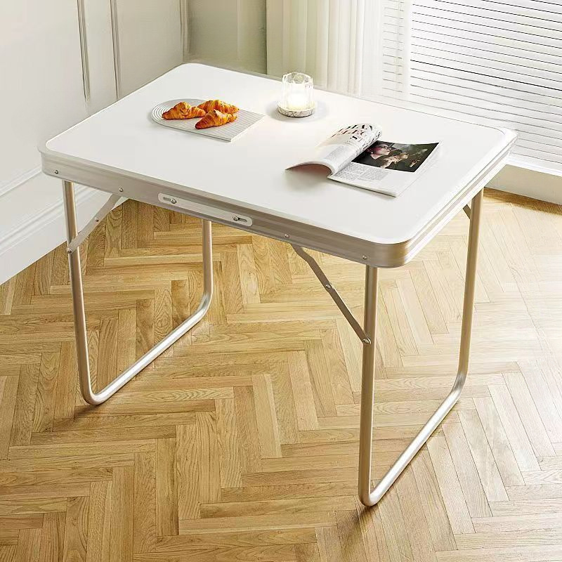 Folding table, outdoor night market stall, portable folding table, simple home table, folding dining table and chairs