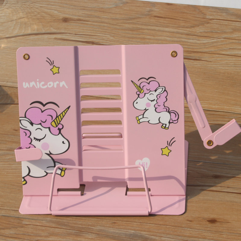 Picture of Shanghui 9261 reading stand reading stand children's reading bookshelf multi-functional desktop fixed book book holder book flip learning