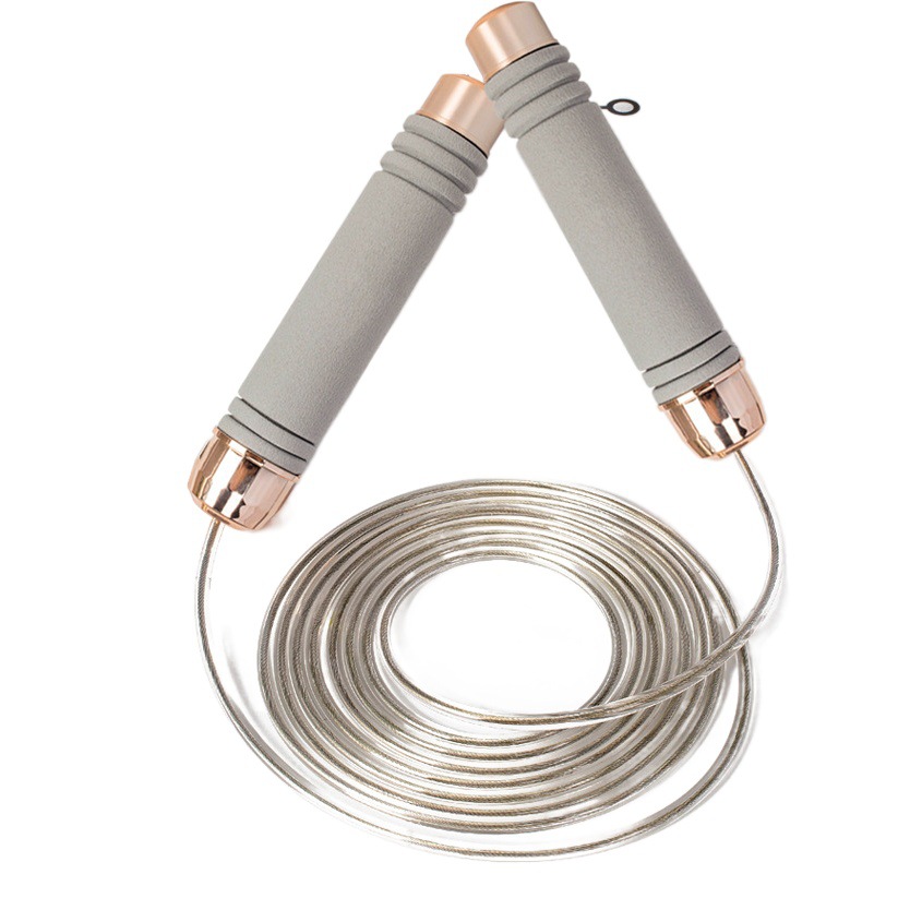Steel wire bearing weight skipping rope fitness shaping fat burning sports supplies senior high school entrance examination student adult professional skipping rope in stock