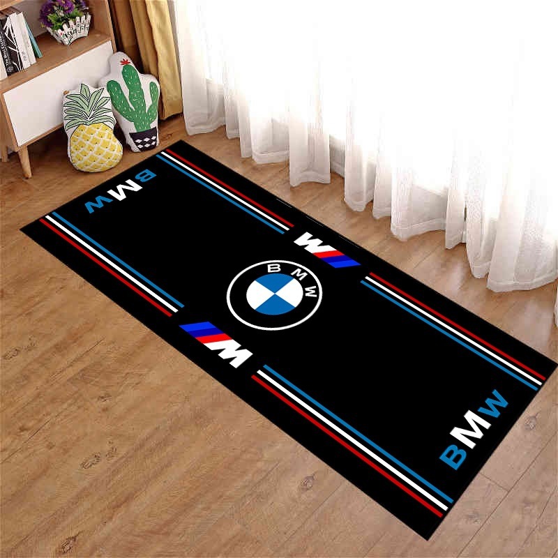 Picture of Motorcycle enthusiast carpet motorcycle display Harley Honda Ducati bedroom bedside blanket cross-border racing floor mat