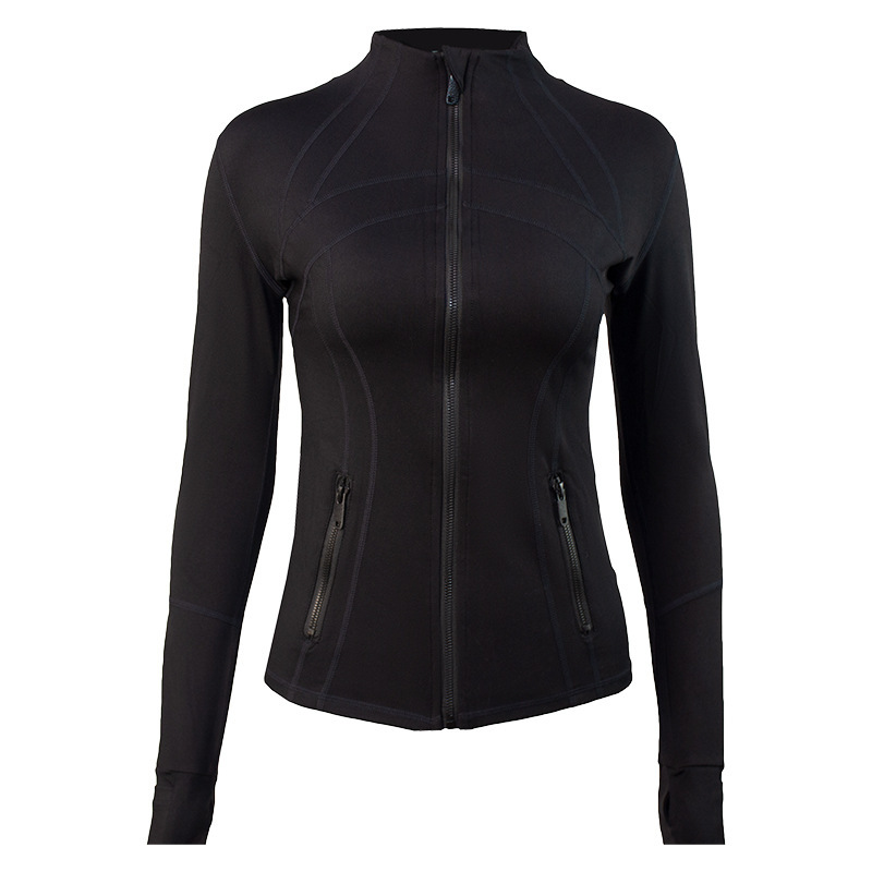 lulu same yoga jacket define top sports running slim stand collar cardigan zipper fitness jacket