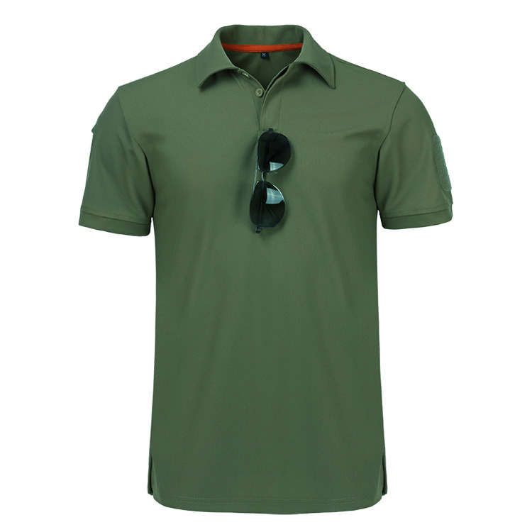 Picture of Quick-Drying T-Shirt Men's Lapel Sports Summer Style Wolf Warrior Tactical Short-Sleeved Quick-Drying Clothing Special Forces T-Shirt Men's Breathable Trendy