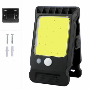 Picture of Solar Clip Lamp Outdoor Courtyard Lamp Fence Lamp Household Waterproof Wall Lamp Human Body Sensor Super Bright Lighting Street Lamp