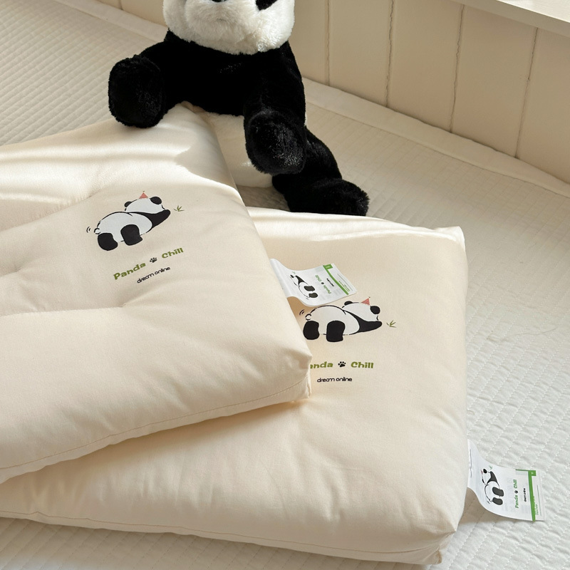 Mother and baby class A children's pillow pillow core washable pure cotton 3-year-old baby 5-12-year-old primary school student cartoon low pillow