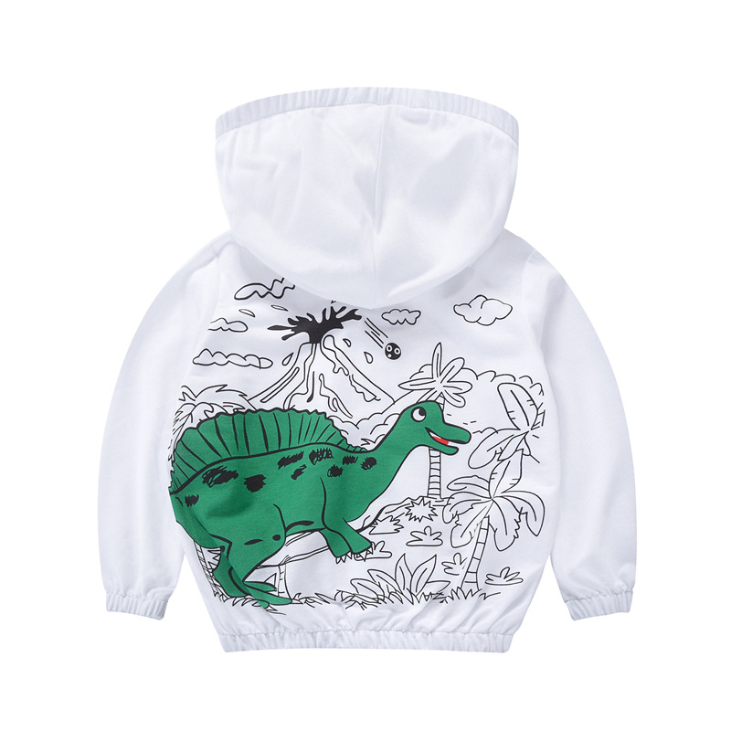 Picture of betop children's clothing new Korean style coat children's sun protection clothing thin Korean style cartoon boys' coat hooded hair generation